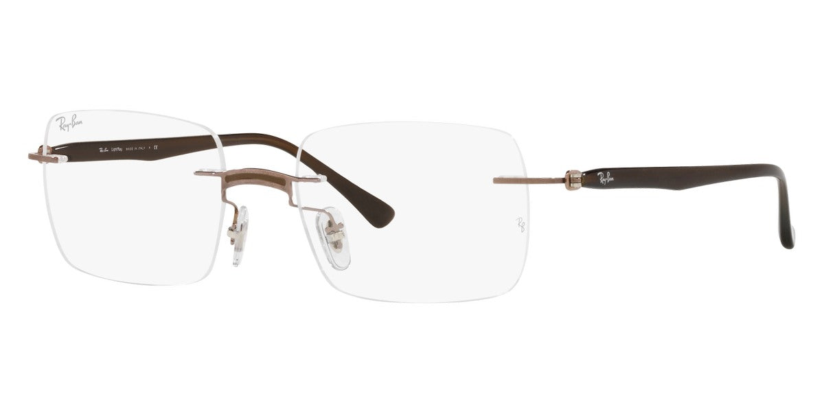 RAY-BAN EYEGLASSES - RX8767 1227 51 - Brown On Light Brown