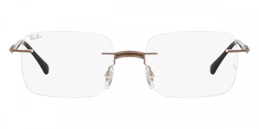 RAY-BAN EYEGLASSES - RX8767 1227 51 - Brown On Light Brown