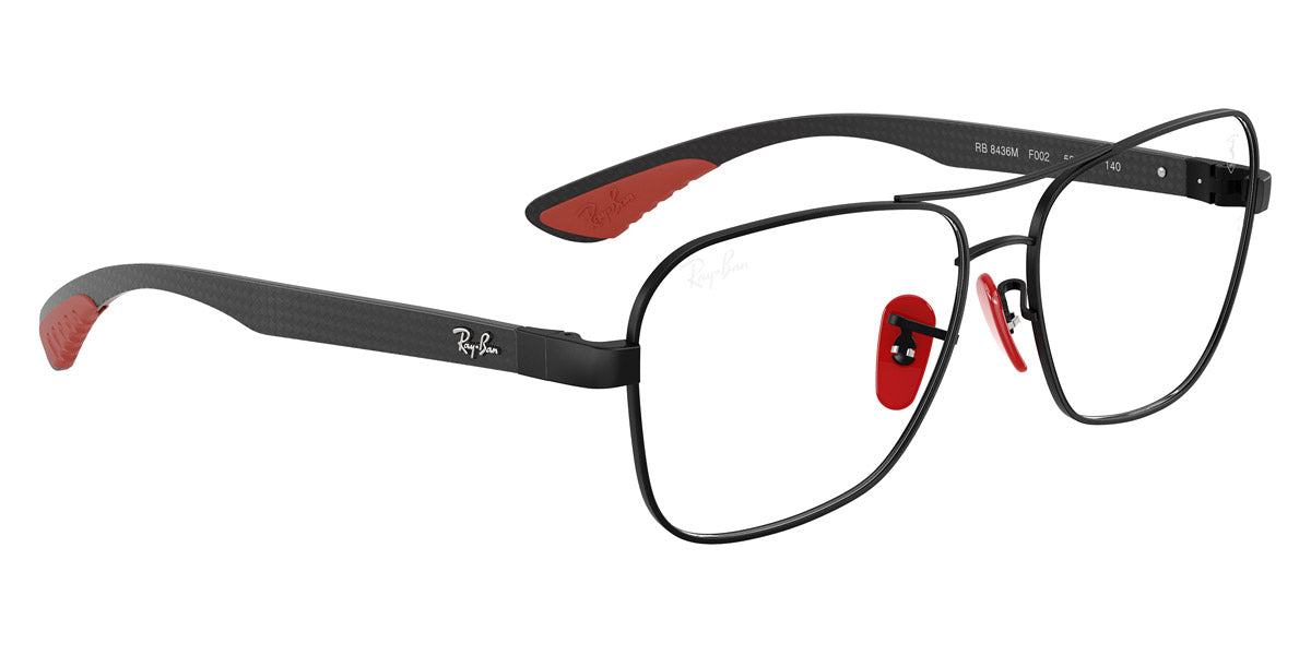 RAY-BAN EYEGLASSES SCUDERIA FERRARI - RX8436M F002 58 - Matte Black/Dark Carbon