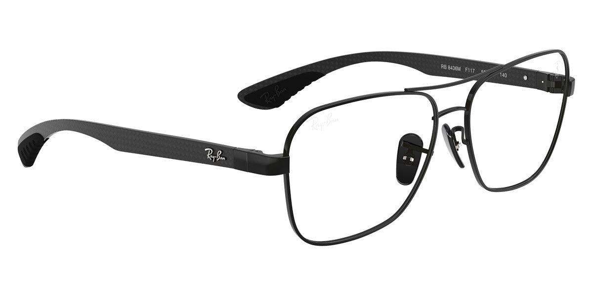 RAY-BAN EYEGLASSES SCUDERIA FERRARI - RX8436M F117 58 - Black/Dark Carbon