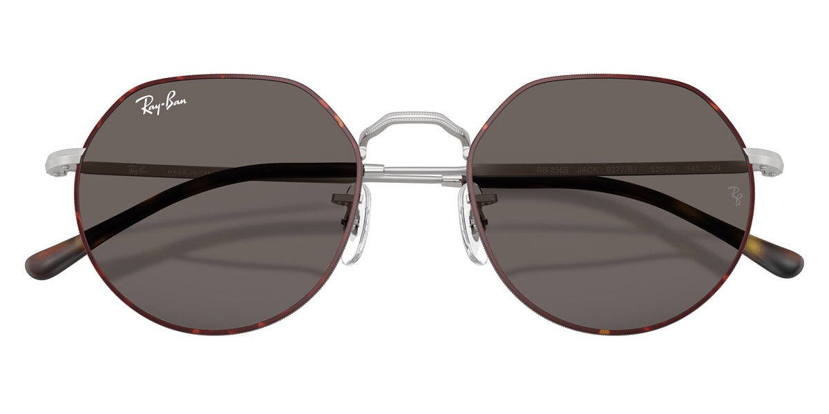 Ray-Ban™ Jack RB3565 9277B1 53 - Matte Havana on Matte Silver