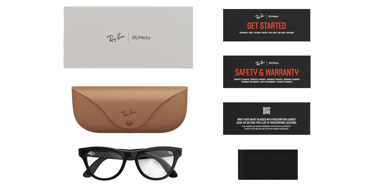 RAY-BAN META SUNGLASSES SKYLER (GEN 2) - RW4014 601/SB 52 - Shiny Black