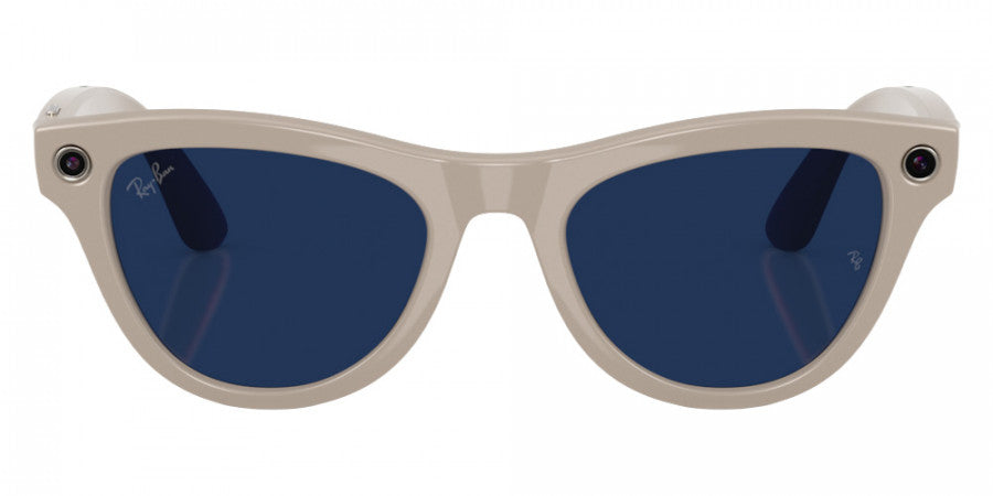 RAY-BAN META  SUNGLASSES SKYLER (GEN 2) - RW4014 6700MF 52 - Shiny Chalky Gray