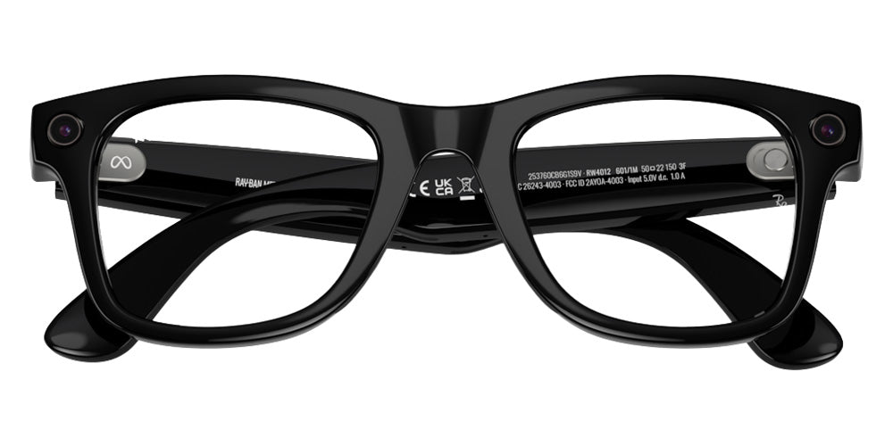 RAY-BAN META SUNGLASSES WAYFARER (GEN 2) - RW4012 601/1M 50 - Shiny Bl