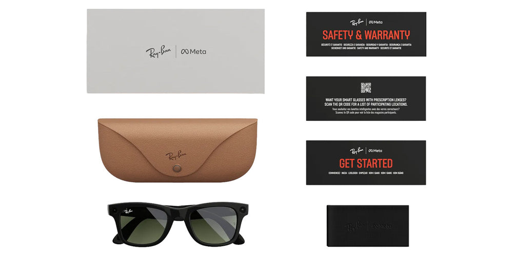 RAY-BAN META SUNGLASSES WAYFARER (GEN 2) - RW4012 601/71 50 - Shiny Bl