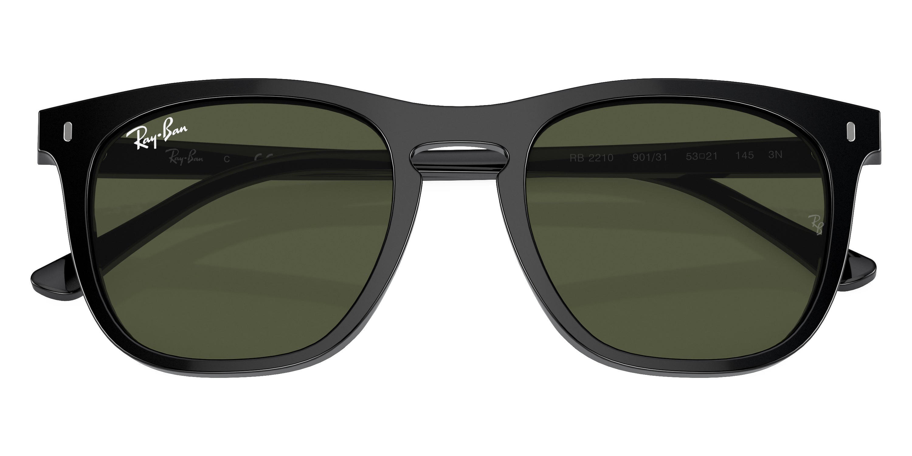 RAY-BAN SUNGLASSES - RB2210 901/31 53 - Black