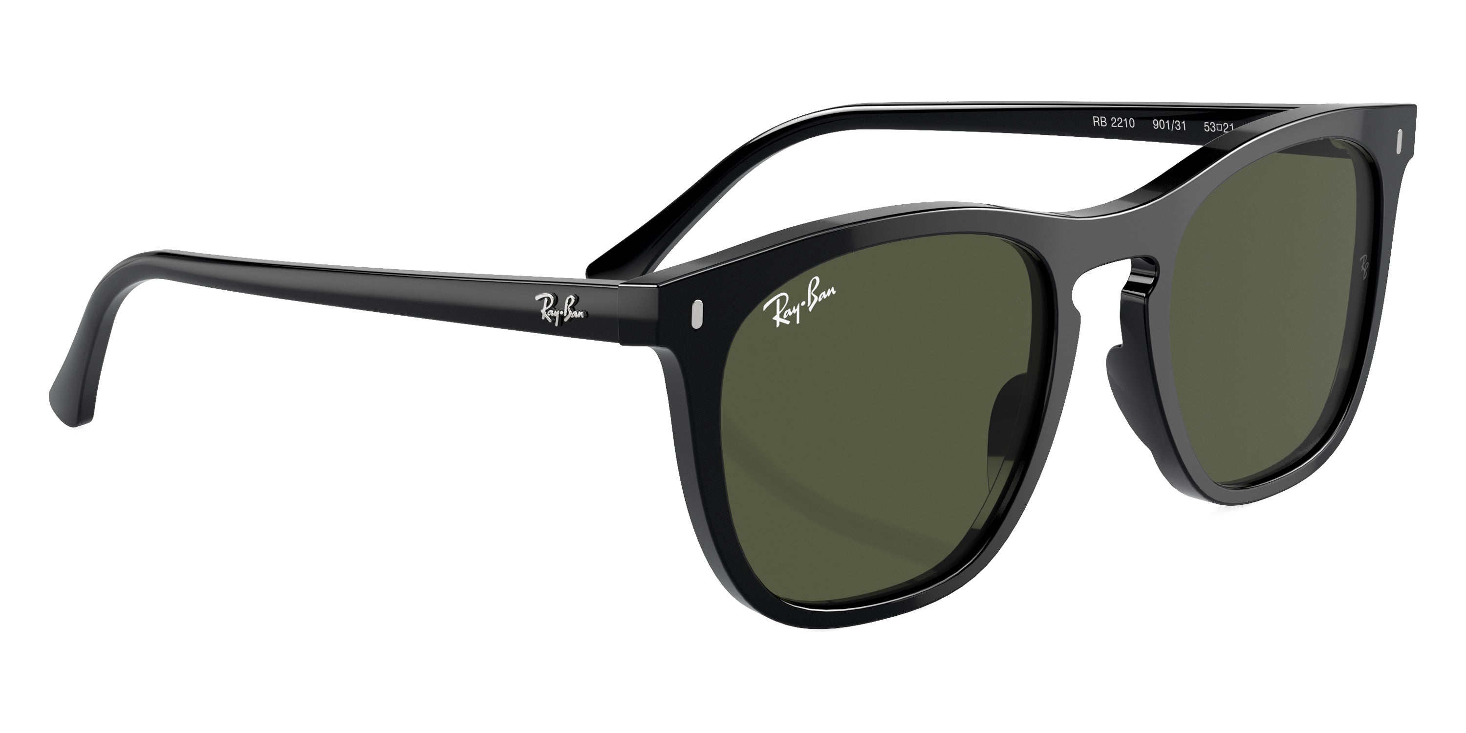RAY-BAN SUNGLASSES - RB2210 901/31 53 - Black