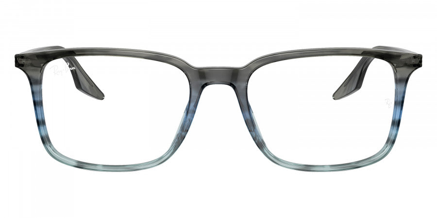 Ray-Ban™ RX5421 8254 53 - Striped Gray and Blue