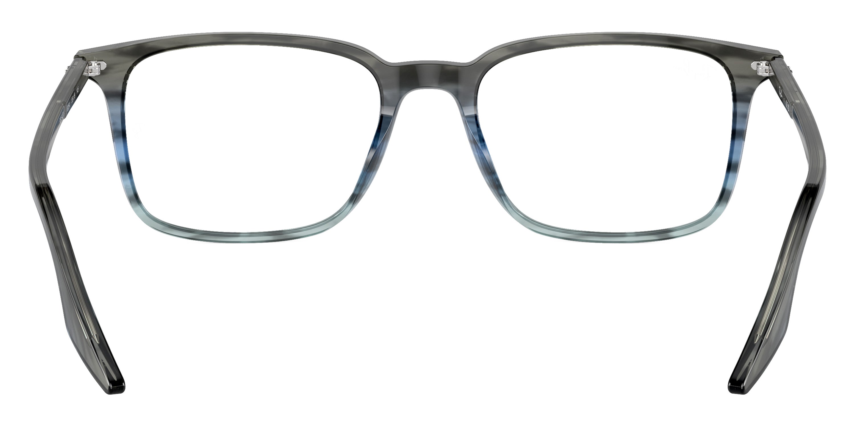 Ray-Ban™ RX5421 8254 53 - Striped Gray and Blue