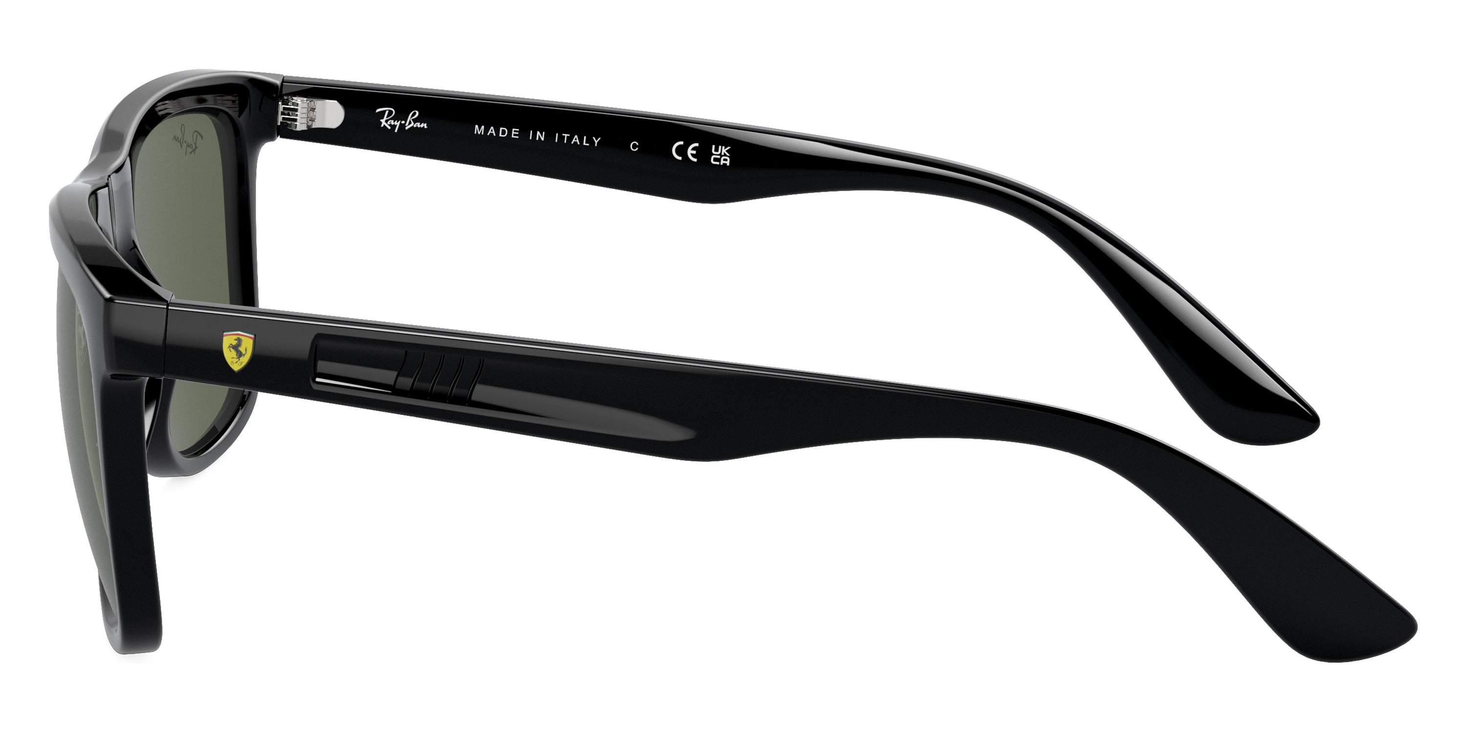 RAY-BAN SCUDERIA FERRARI SUNGLASSES - RB4413M F68371 57 - Black