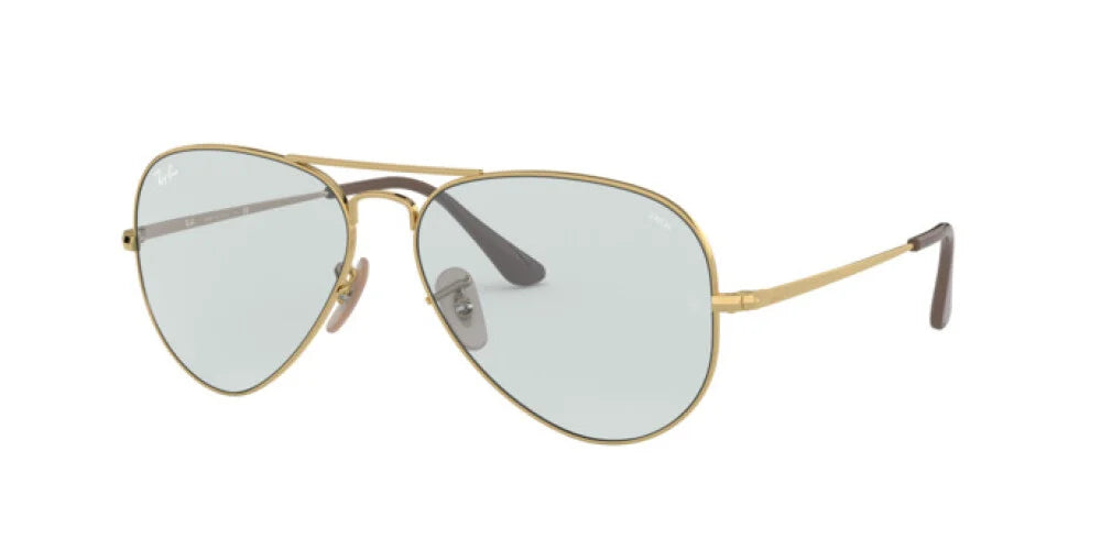 RAY-BAN SUNGLASSES AVIATOR METAL II - RB3689 001/T3 55