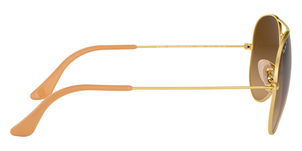 RAY-BAN SUNGLASSES AVIATOR - RB3025 112/M2 58 - Matte Arista