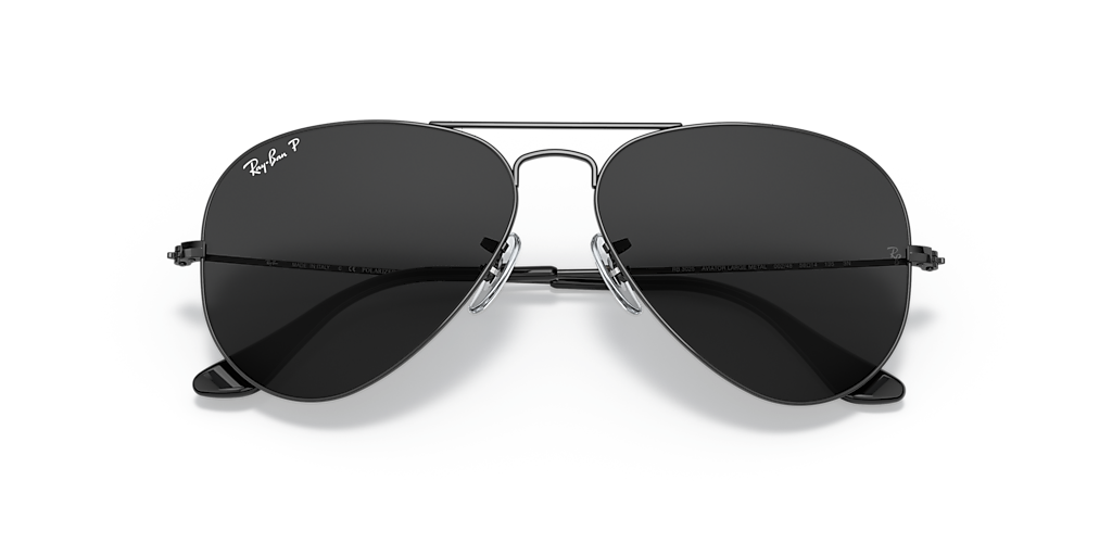 RAY-BAN SUNGLASSES AVIATOR - RB3025 Total Black