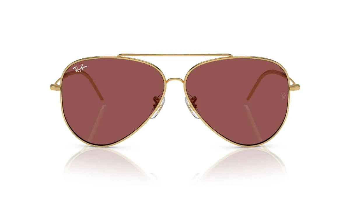 RAY-BAN SUNGLASSES AVIATOR REVERSE - RBR0101S 001/69 59