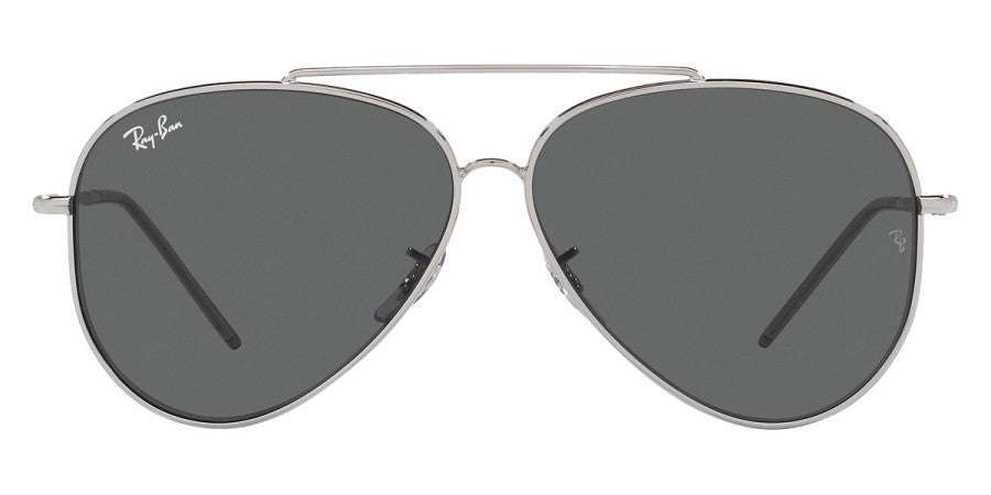 RAY-BAN SUNGLASSES AVIATOR REVERSE - RBR0101S 003/GR 59 - Silver