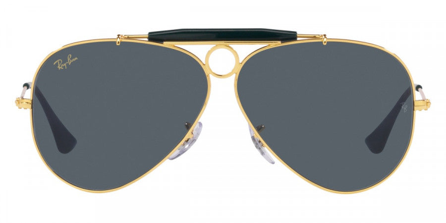 RAY-BAN SUNGLASSES AVIATOR SHOOTER - RB3138 Legend Gold