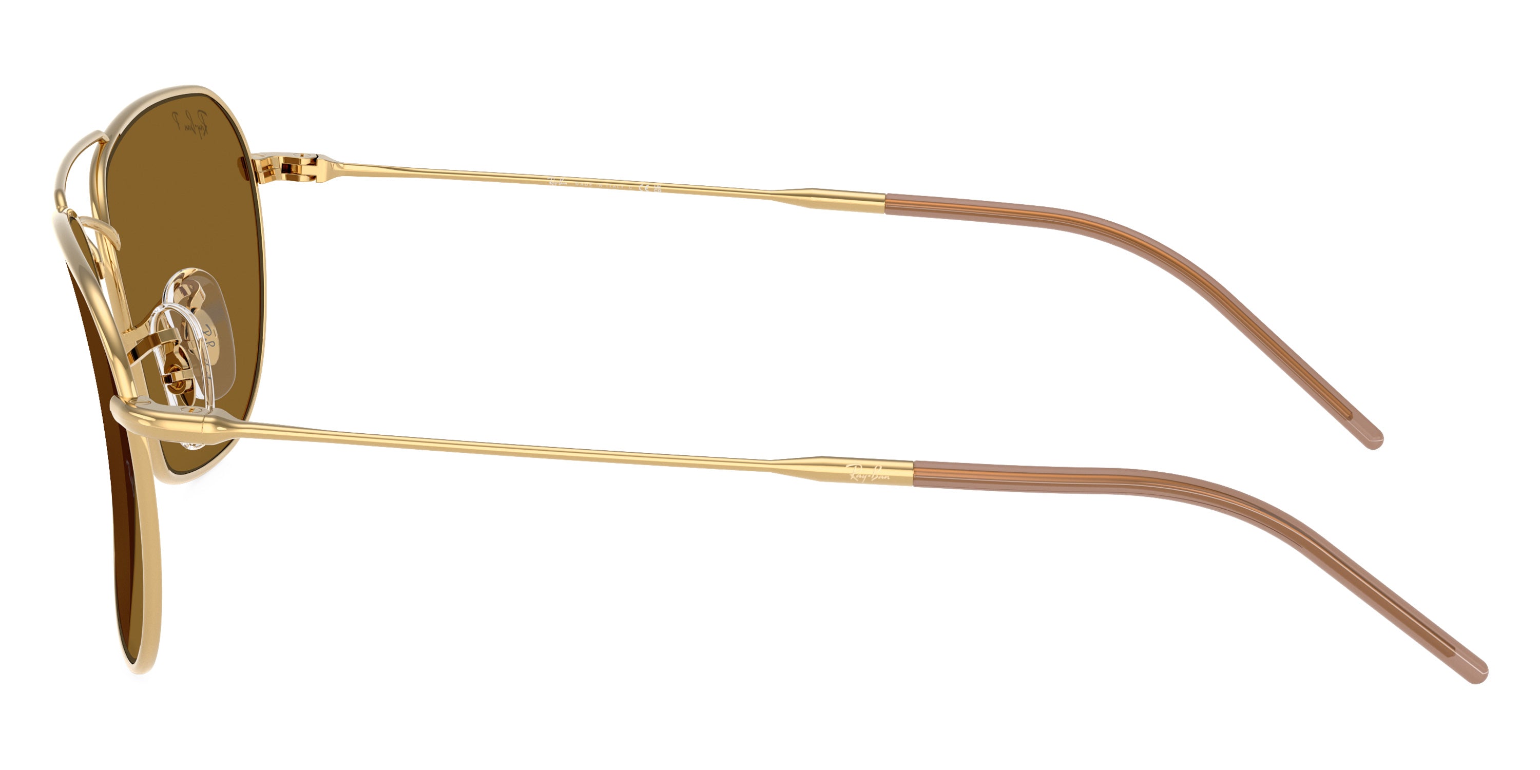 RAY-BAN SUNGLASSES CARAVAN REVERSE - RBR0102S 001/83 58 - Arista Gold