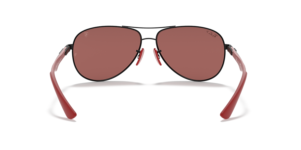 RAY-BAN SUNGLASSES CARBON FIBRE SCUDERIA FERRARI - RB8313M F002H2 61