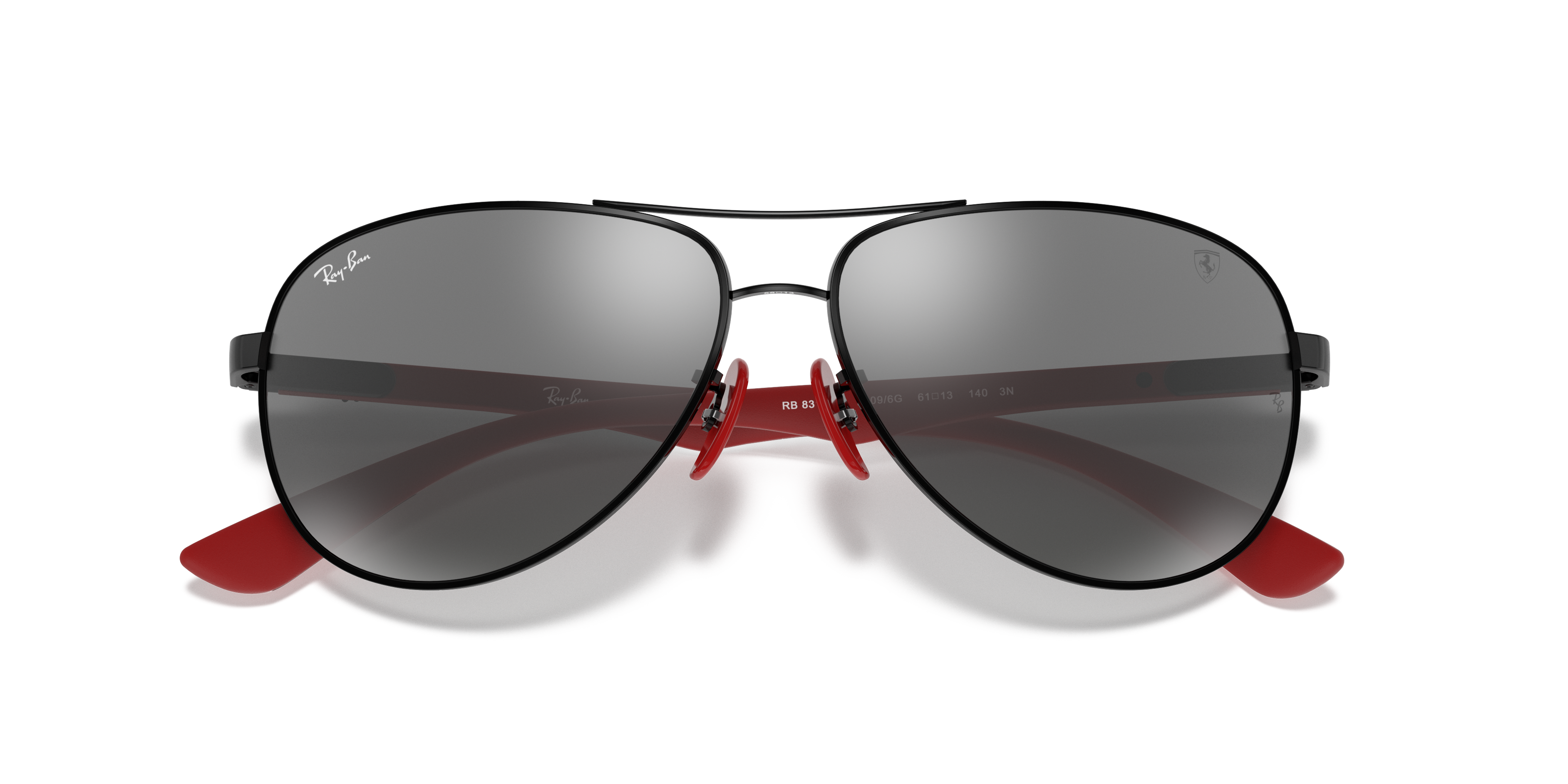 RAY-BAN SUNGLASSES CARBON FIBRE  SCUDERIA FERRARI - RB8313M F0096G 61