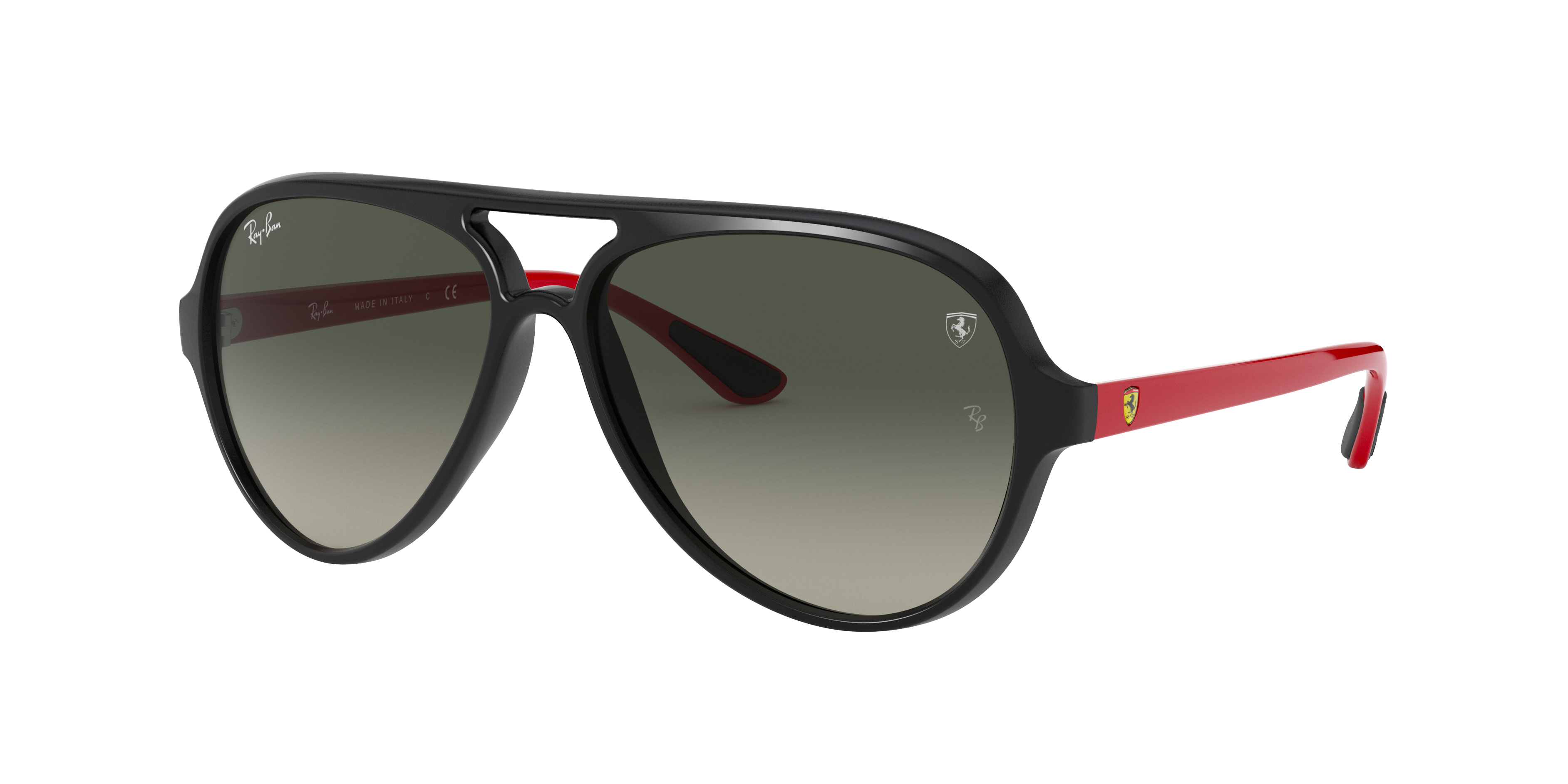 RAY-BAN SUNGLASSES CATS 5000 SCUDERIA FERRARI - RB4125M F64471 57
