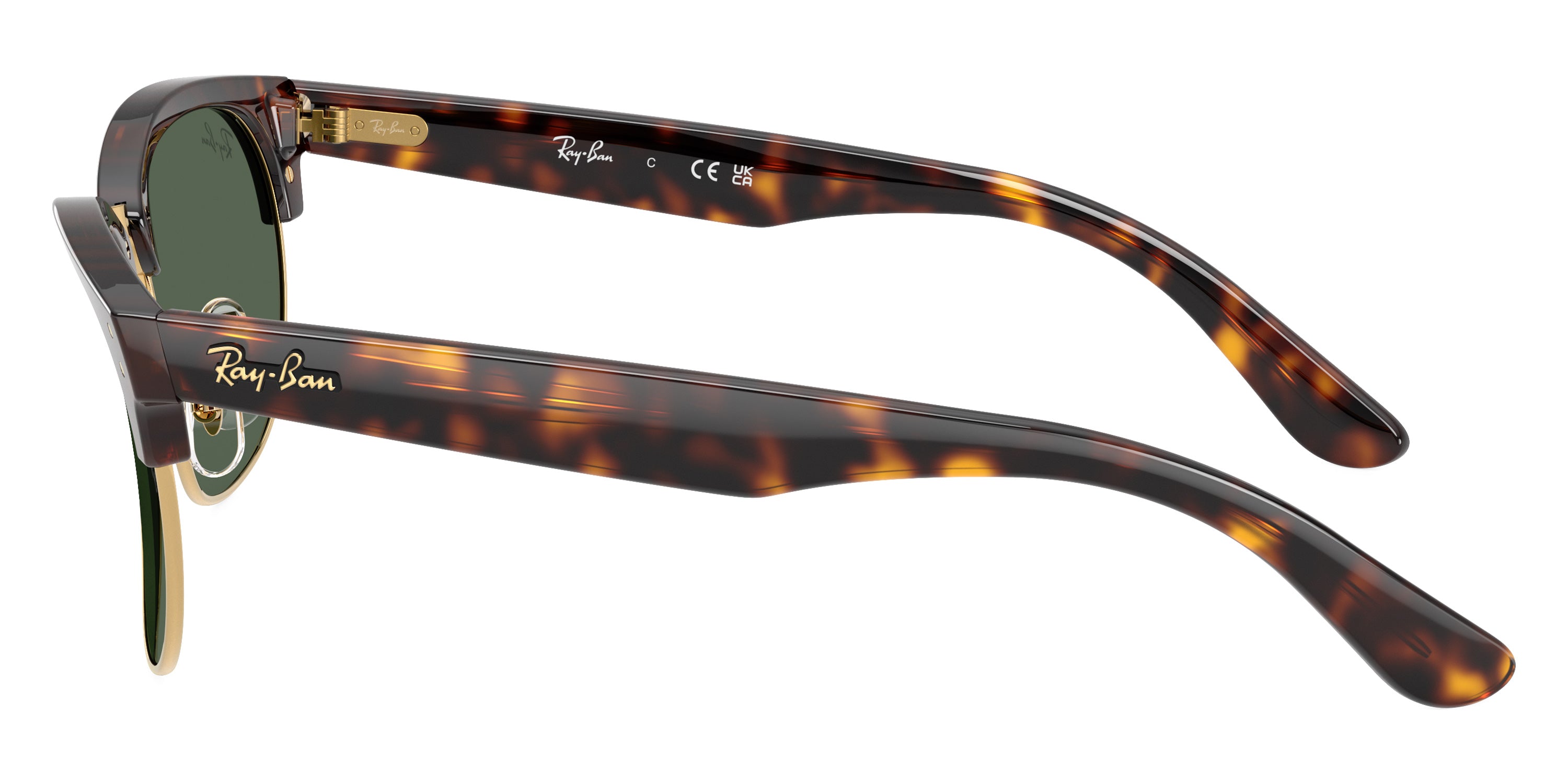 RAY-BAN SUNGLASSES CLUBMASTER REVERSE - RBR0504S 1359VR 51 - Havana