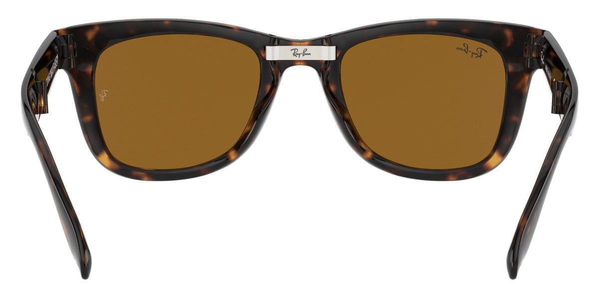 RAY-BAN SUNGLASSES FOLDING WAYFARER - RB4105 710 - Light Havana
