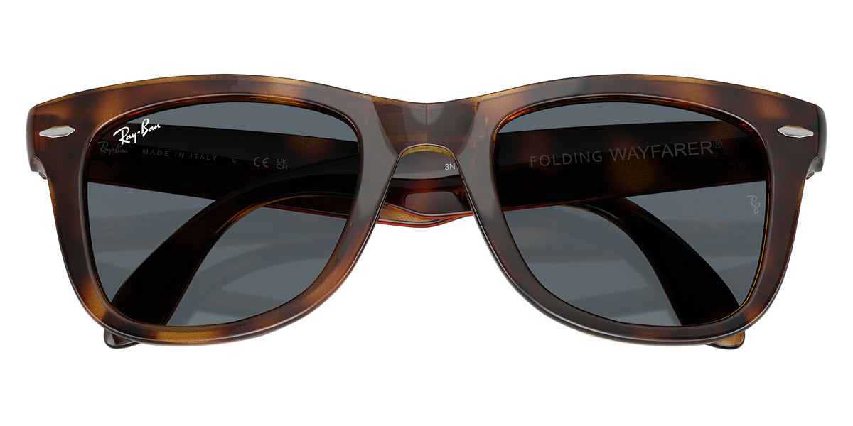 RAY-BAN SUNGLASSES FOLDING WAYFARER - RB4105 710/R5 50 - Havana