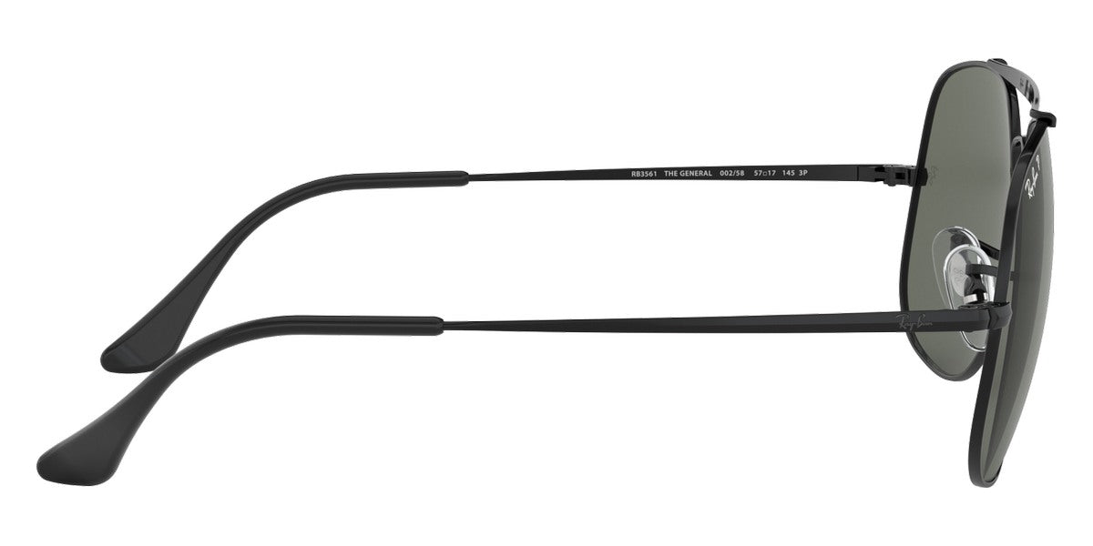 RAY-BAN SUNGLASSES GENERAL - RB3561 002/58 57 Black