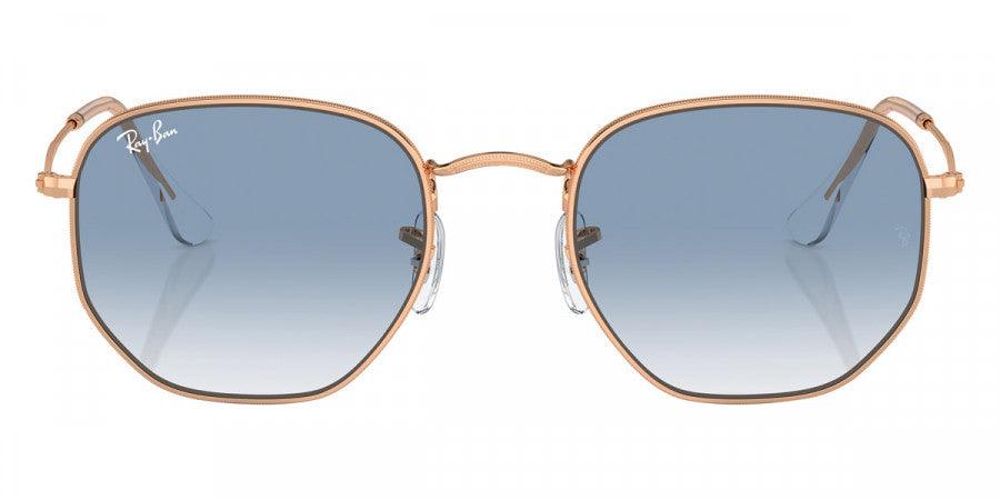 RAY-BAN SUNGLASSES HEXAGONAL - RB3548 92023F 51 - Rose Gold