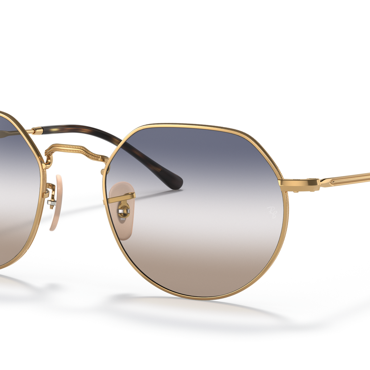 RAY-BAN SUNGLASSES JACK - RB3565 001/GD 53