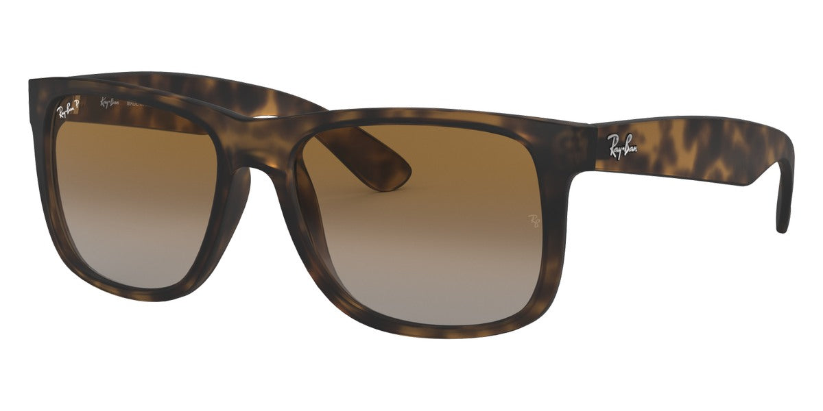 RAY-BAN SUNGLASSES JUSTIN - RB4165 865/T5 55 - Rubber Havana