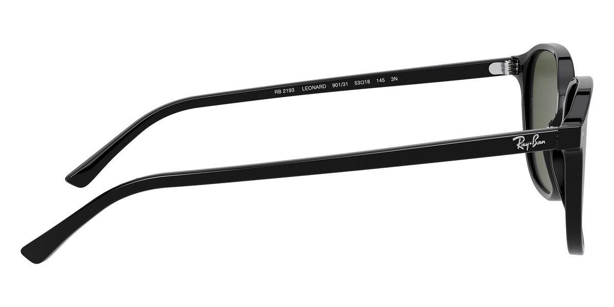 RAY-BAN SUNGLASSES LEONARD - RB2193 901/31 53 - Black