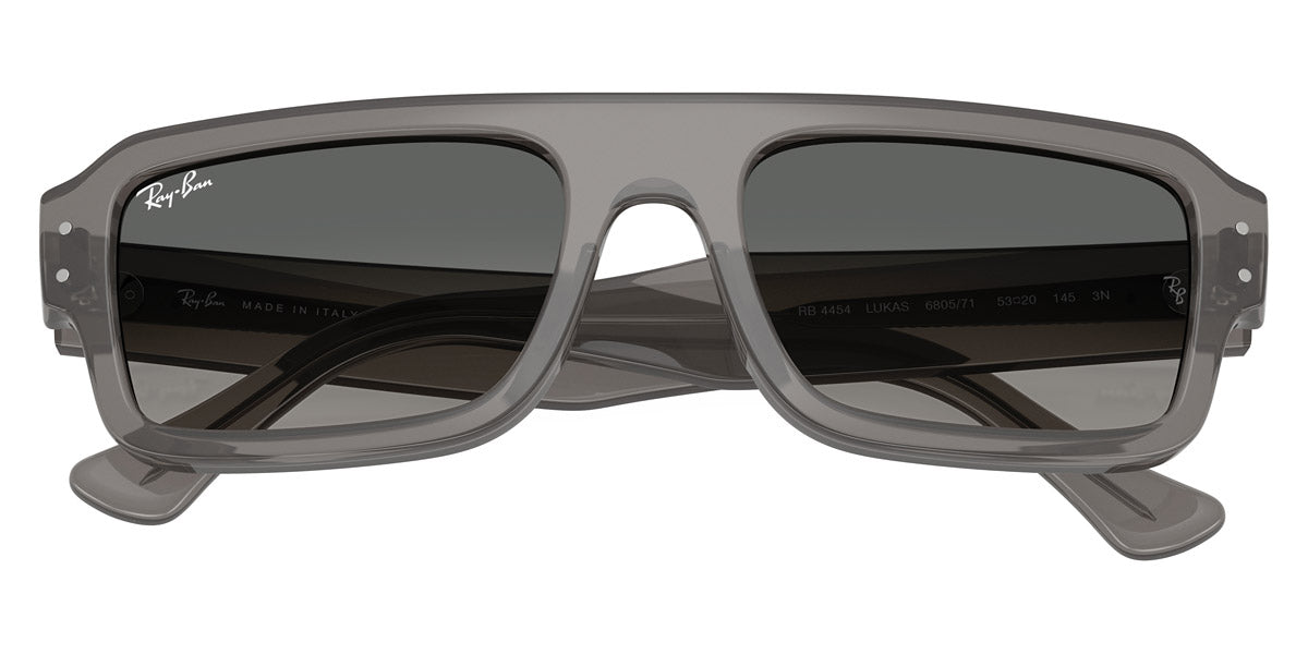 RAY-BAN SUNGLASSES LUKAS - RB4454 680571 56 - Transparent Gray