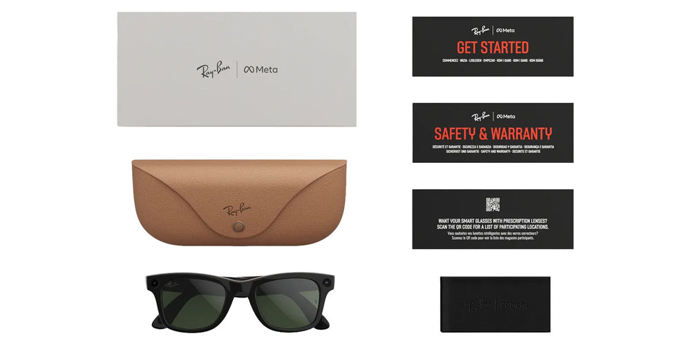 RAY-BAN META SUNGLASSES WAYFARER (GEN 2) - RW4012 601/1M 53 - Shiny Bl