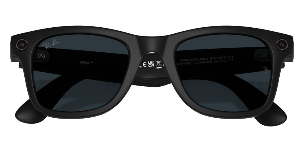 小物 Ray-Ban  Wayfarer (Gen 2) RW4012 Ray-Ban Meta Wayfarer (Gen 2) RW4012 50mm - Shiny Black