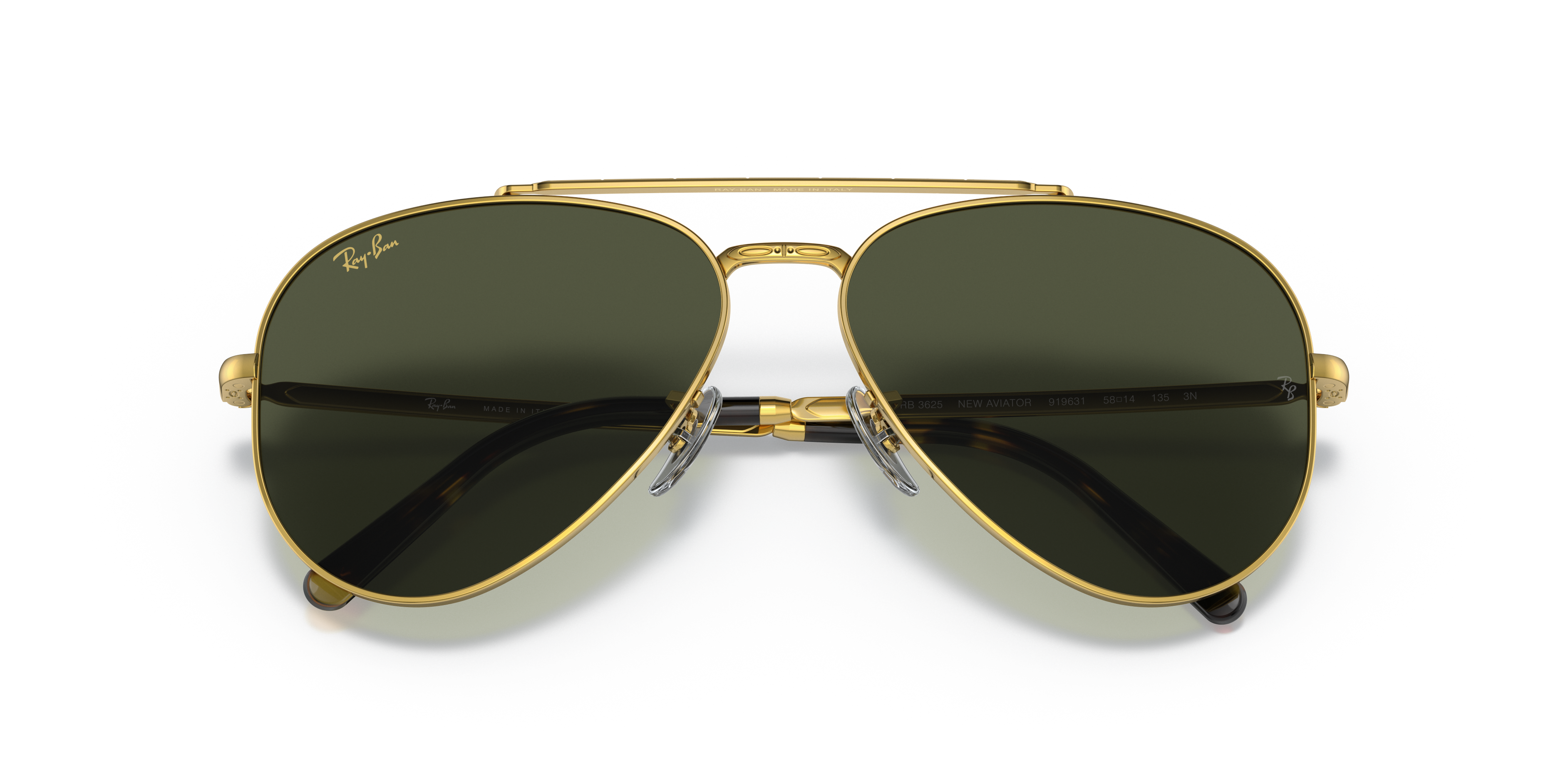 RAY-BAN SUNGLASSES NEW AVIATOR - RB3625 919631 58