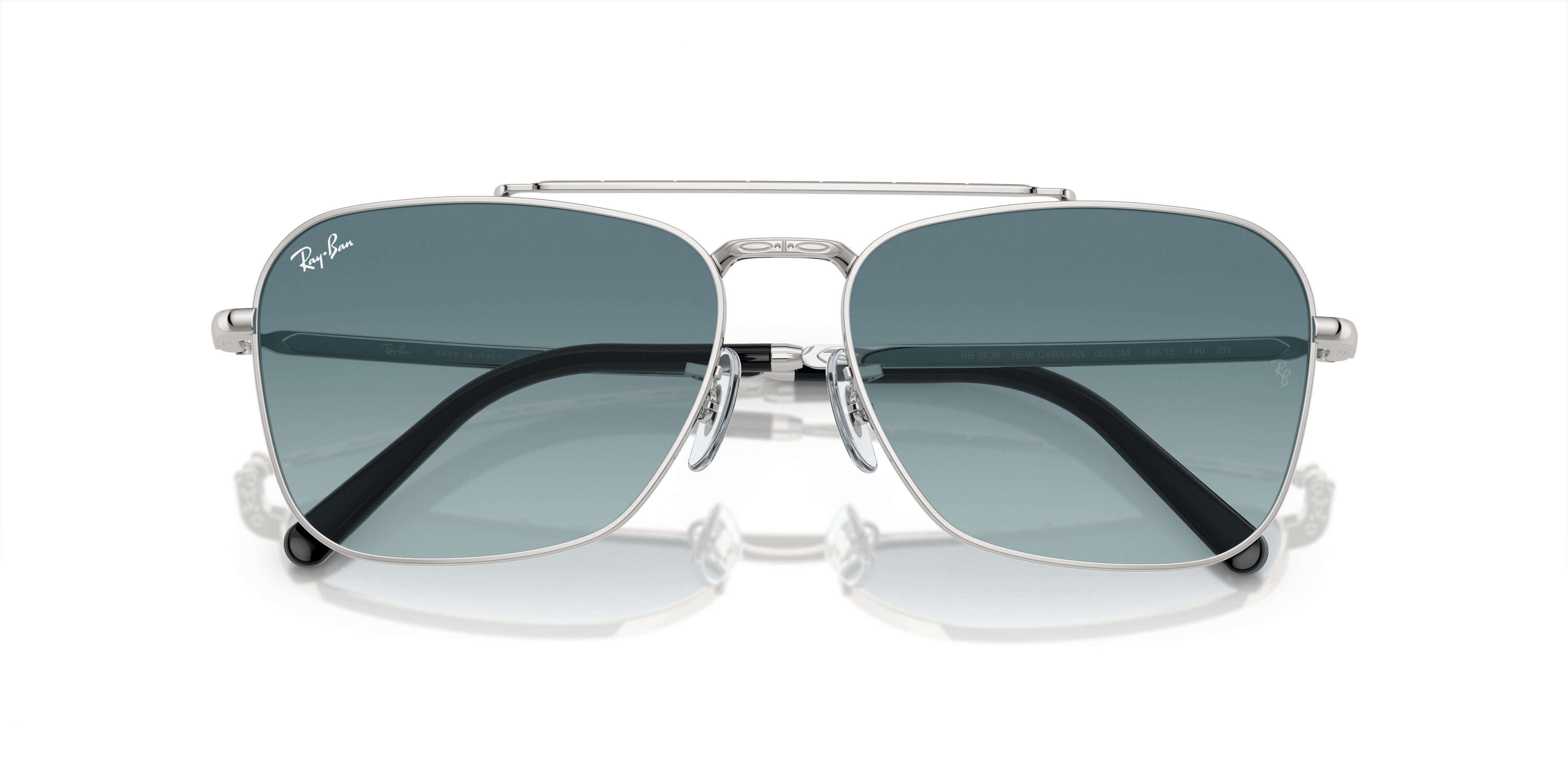 RAY-BAN SUNGLASSES NEW CARAVAN - RB3636 003/3M 58