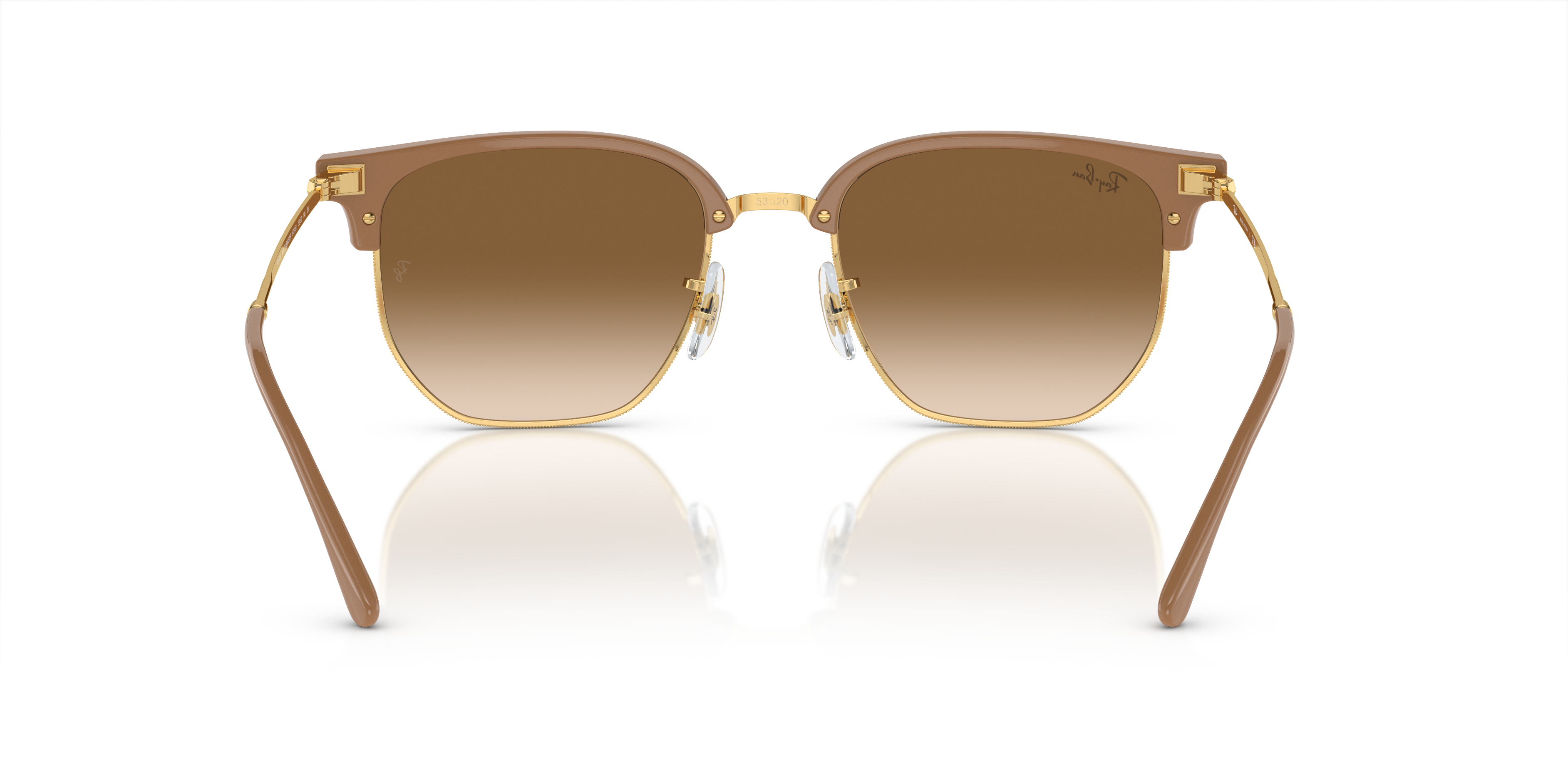 RAY-BAN SUNGLASSES NEW CLUBMASTER - RB4416 672151 53