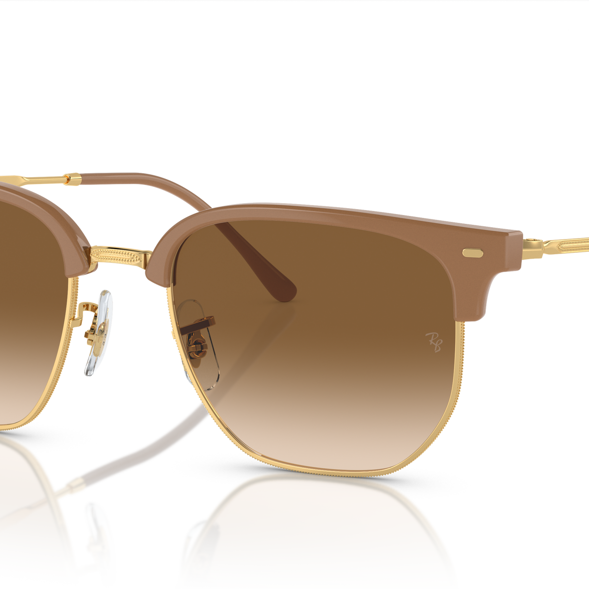 RAY-BAN SUNGLASSES NEW CLUBMASTER RB4416 672151 53
