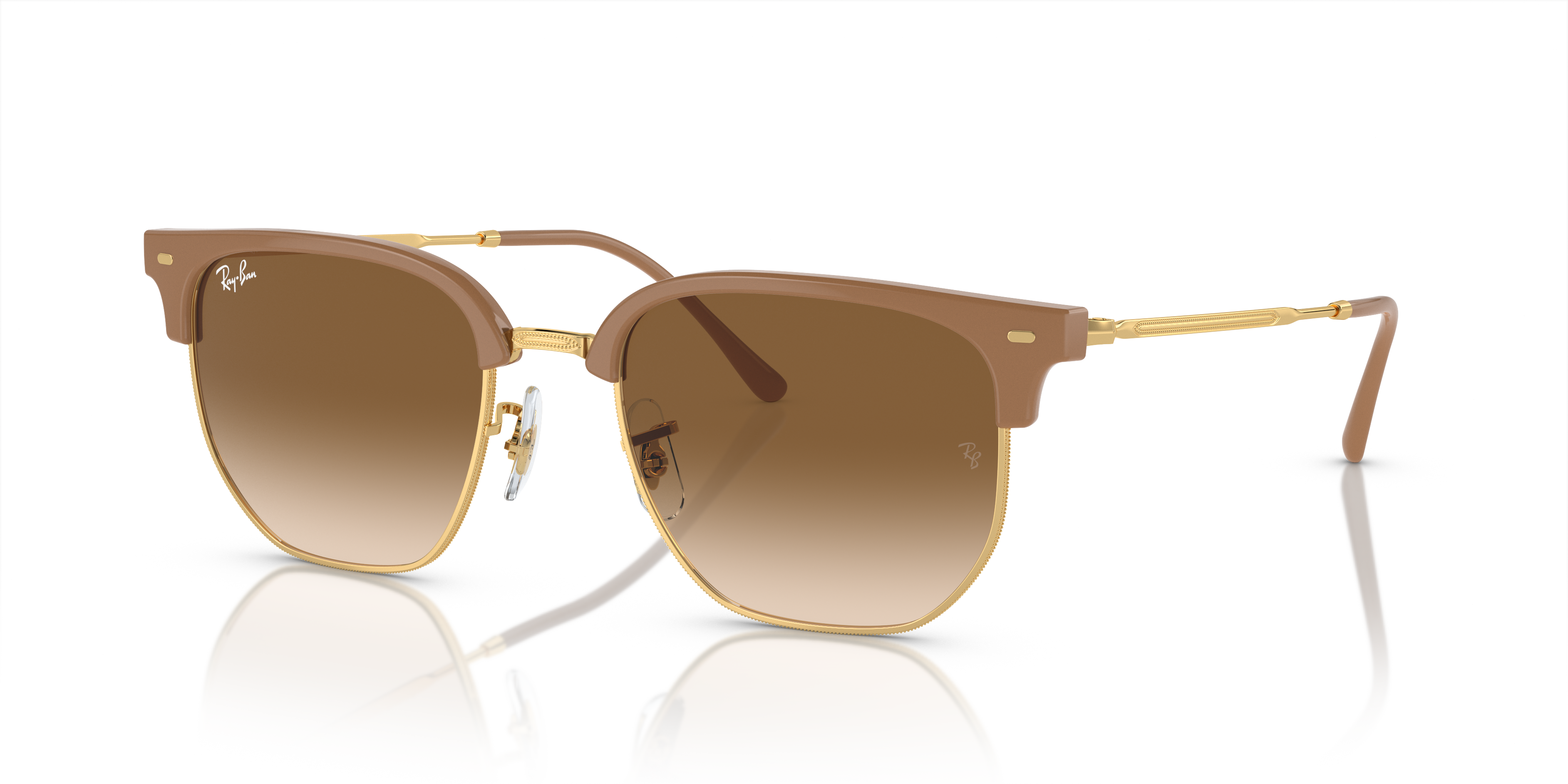 RAY-BAN SUNGLASSES NEW CLUBMASTER - RB4416 672151 53