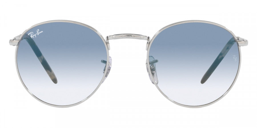 RAY-BAN SUNGLASSES NEW ROUND - RB3637 003/3F 53 - Silver
