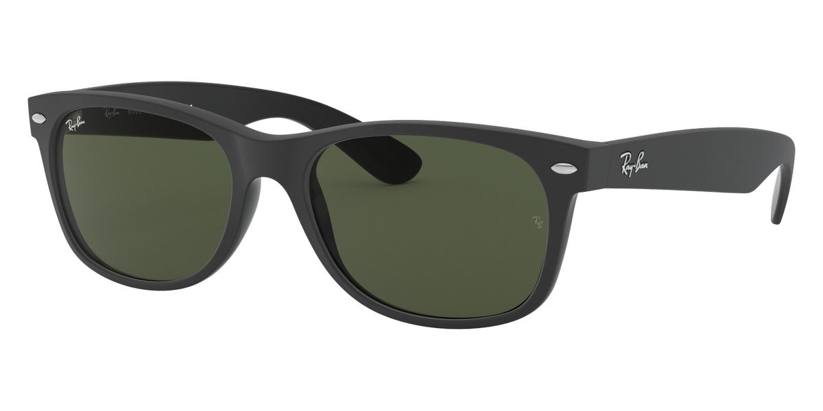 RAY-BAN SUNGLASSES NEW WAYFARER - RB2132 646231 58 - Rubber Black On Black