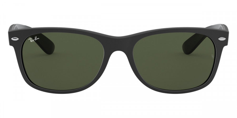 RAY-BAN SUNGLASSES NEW WAYFARER - RB2132 646231 58 - Rubber Black On Black