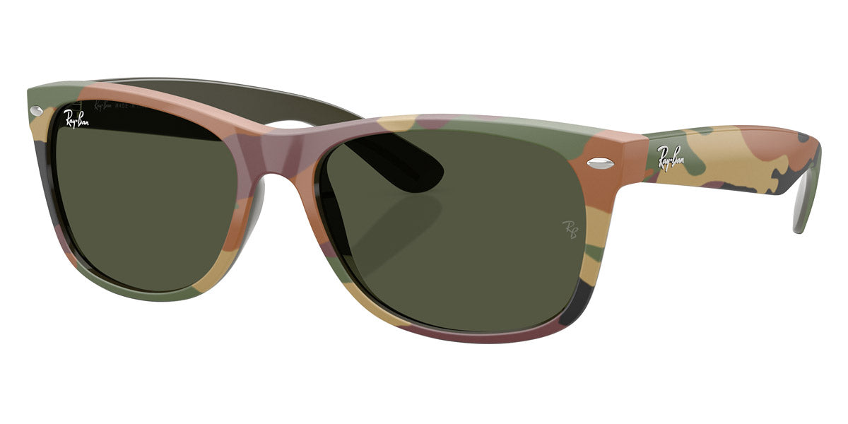 RAY-BAN SUNGLASSES NEW WAYFARER - RB2132 682331 55 - Green and Green Camouflage