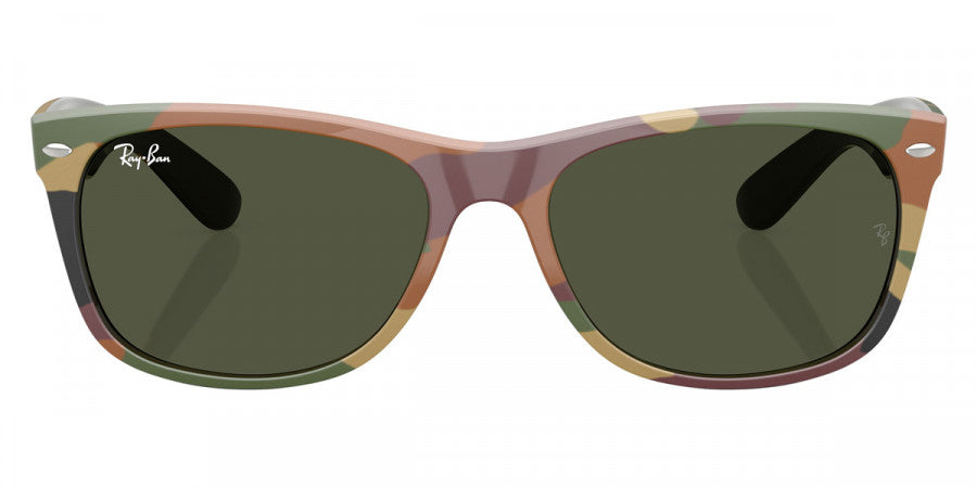 RAY-BAN SUNGLASSES NEW WAYFARER - RB2132 682331 55 - Green and Green Camouflage