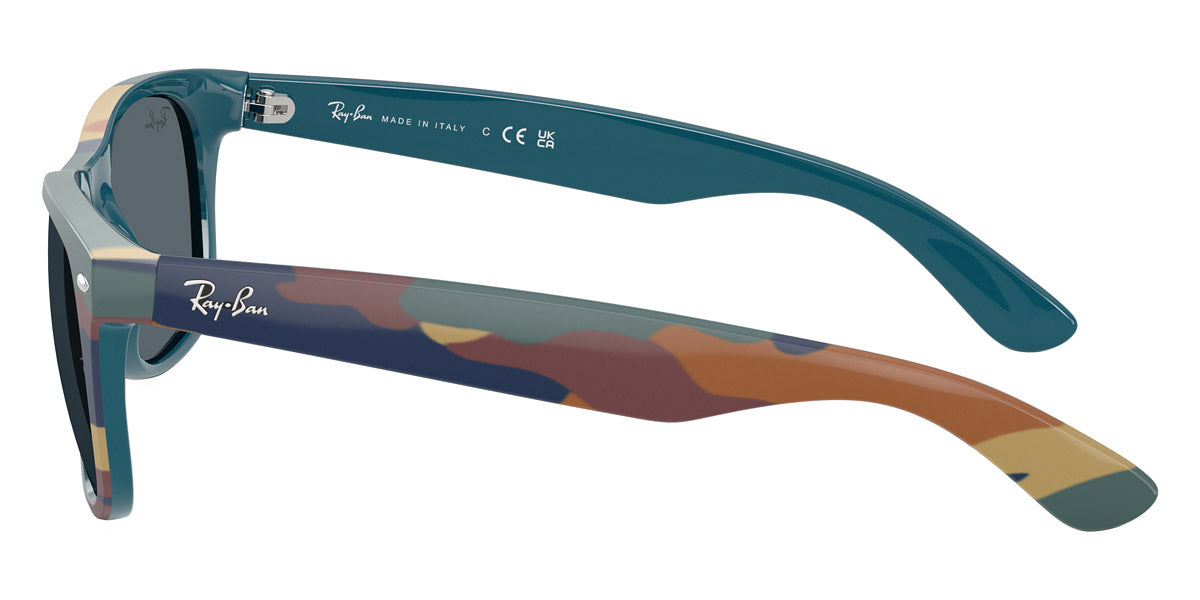 RAY-BAN SUNGLASSES NEW WAYFARER - RB2132 6824R5 55 - Blue and Blue Cam