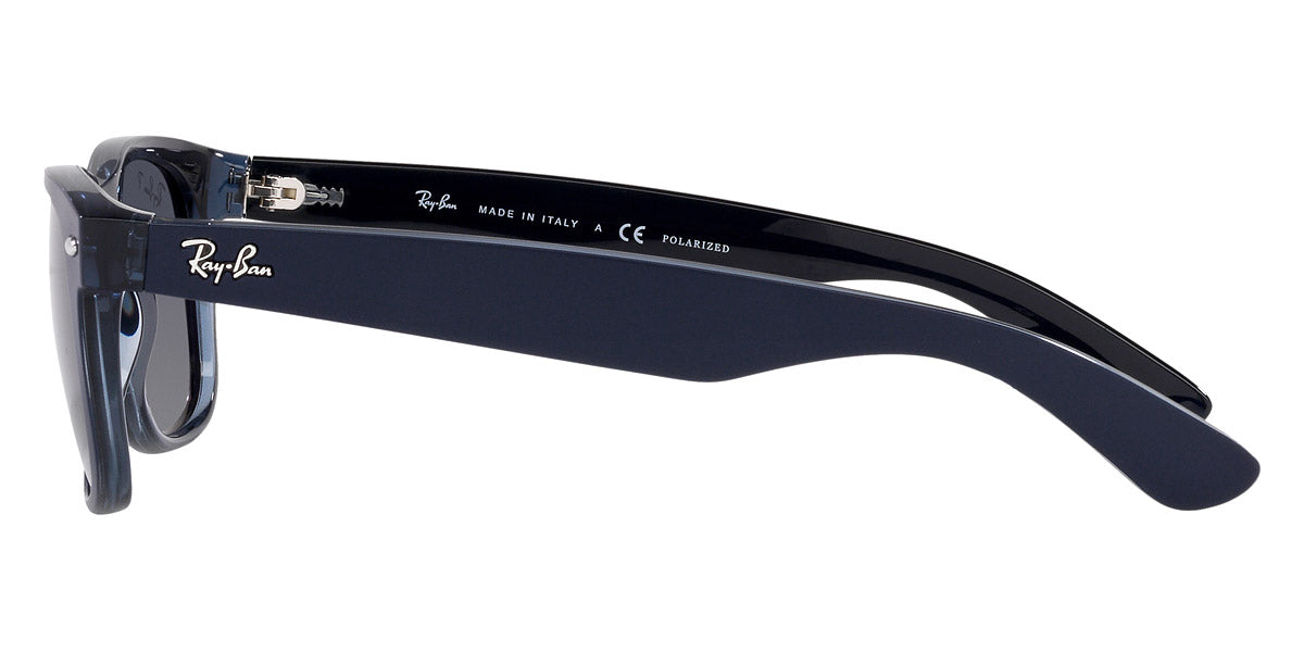 RAY-BAN SUNGLASSES NEW WAYFARER - RB2132 Matte Blue on Transparent Blue