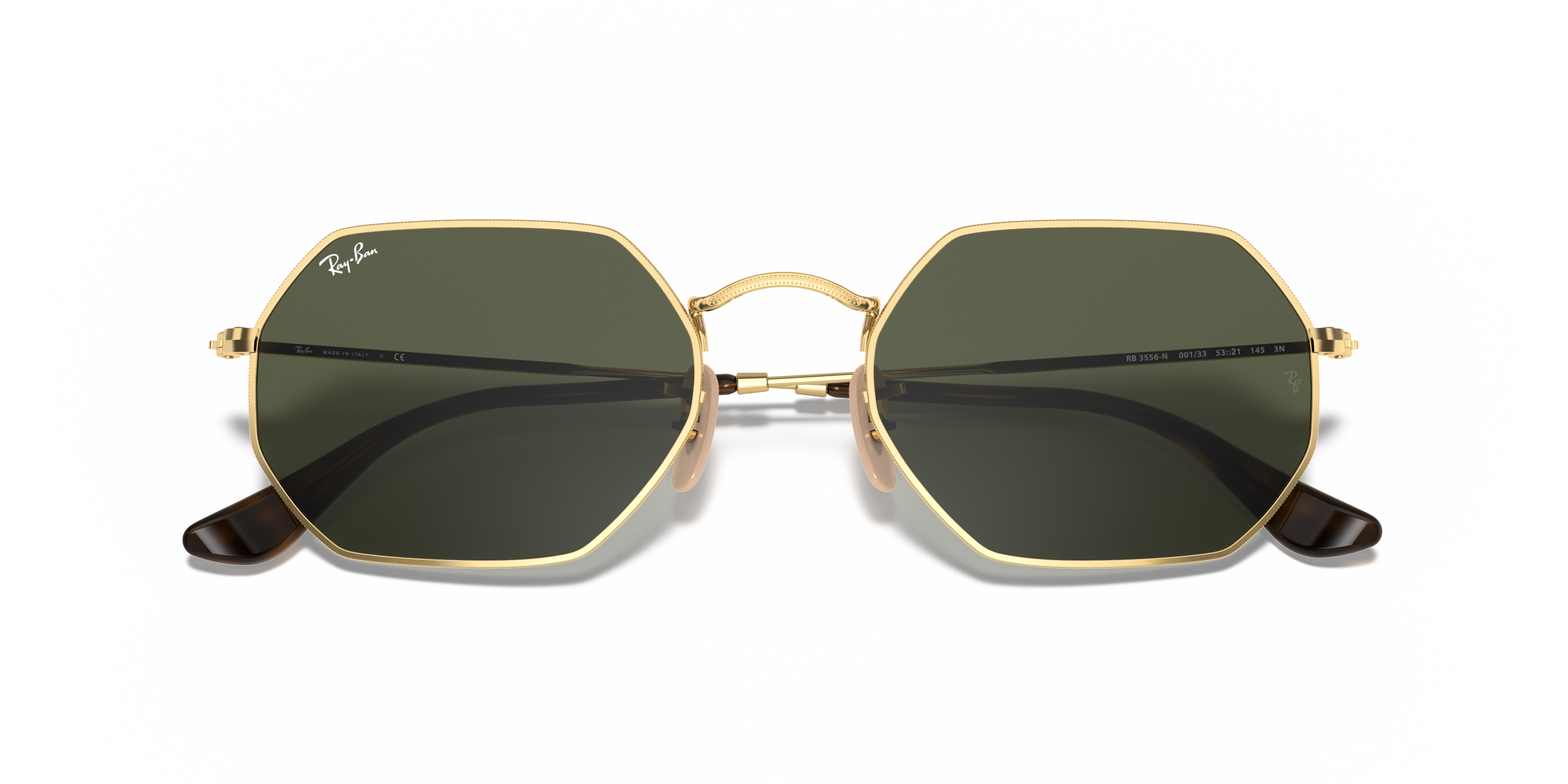 RAY-BAN SUNGLASSES OCTAGONAL - RB3556N 001 53