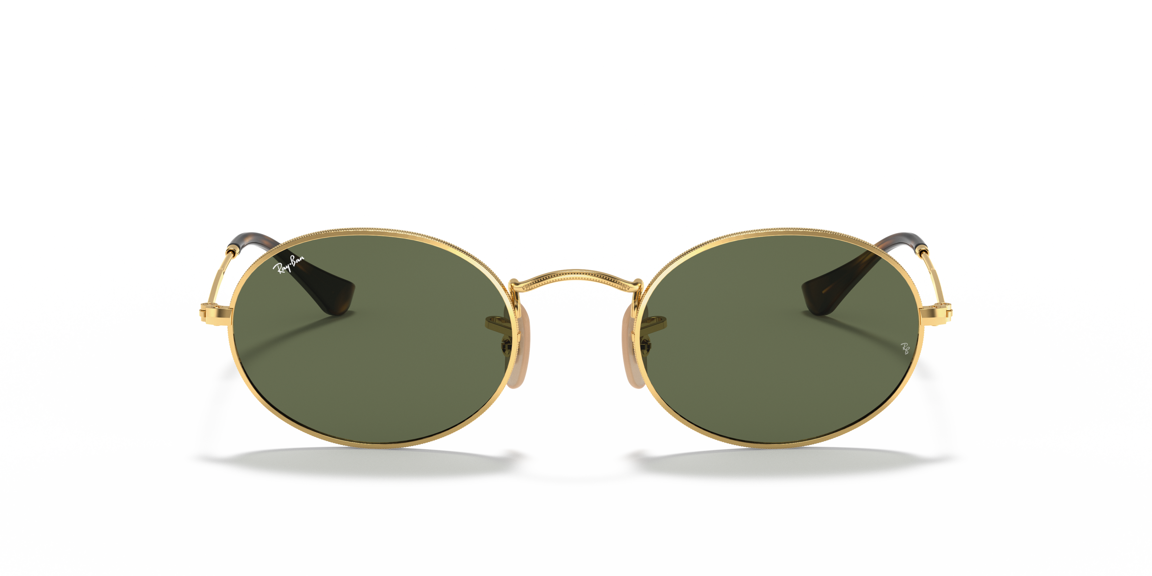 RAY-BAN SUNGLASSES OVAL FLAT - RB3547N 001 51