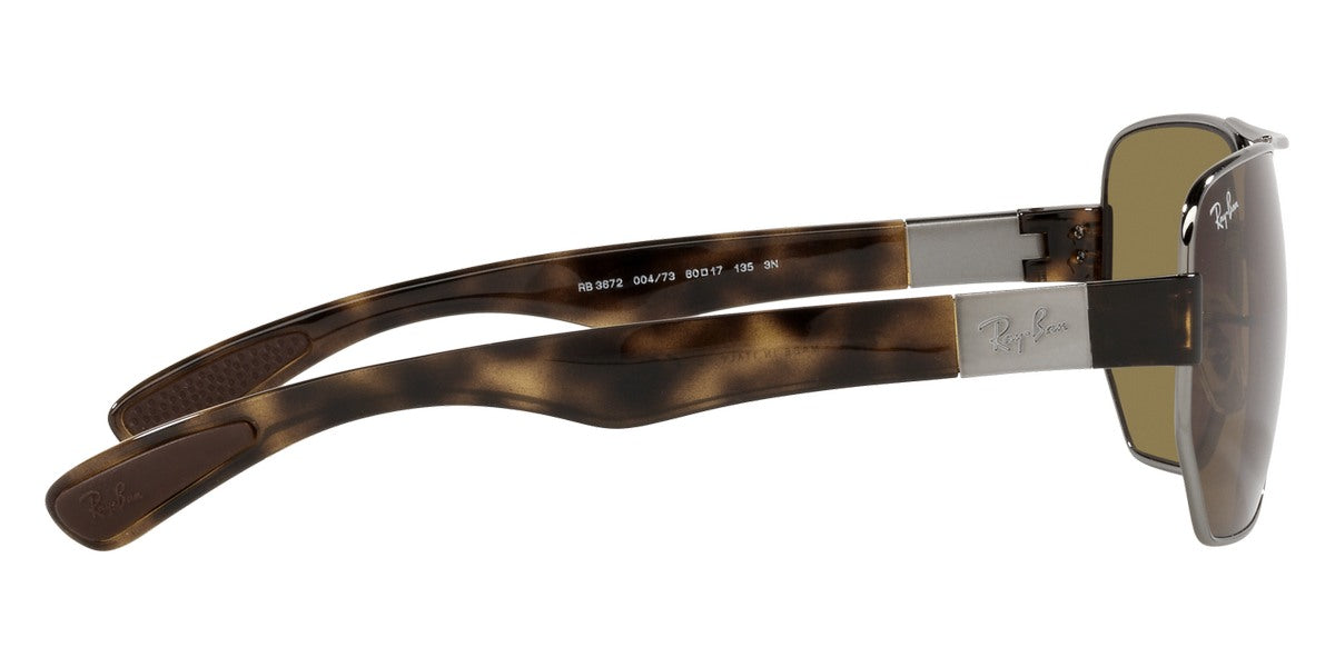 RAY-BAN SUNGLASSES - RB3672 004/73 60 - Gunmetal